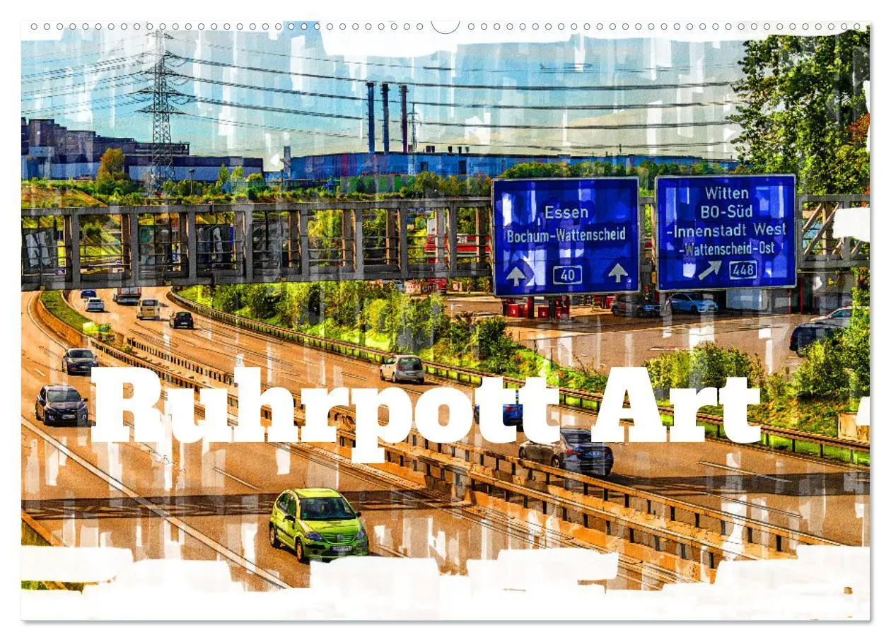 Cover: 9783457324677 | Ruhrpott Art (Wandkalender 2026 DIN A2 quer), CALVENDO Monatskalender