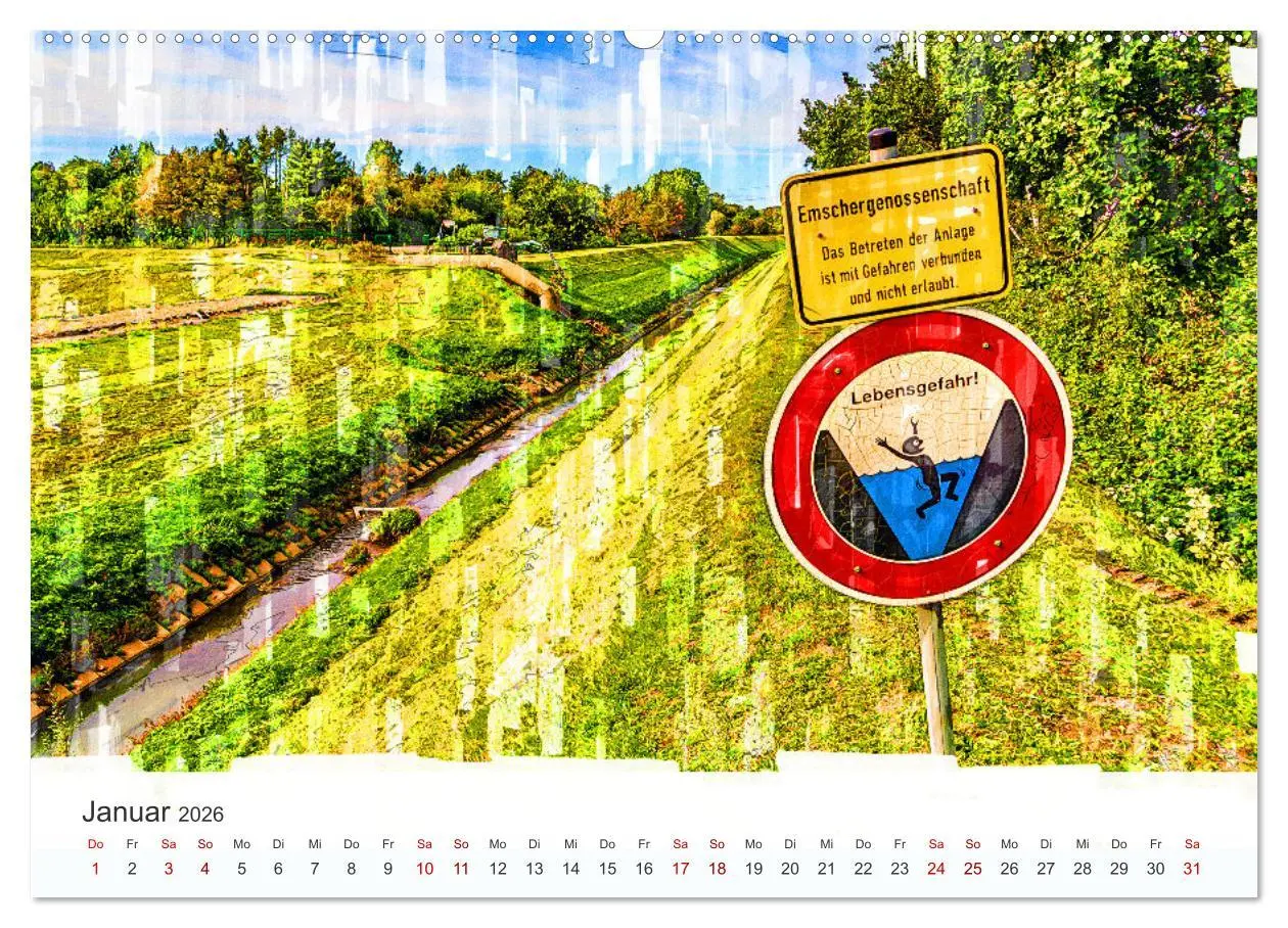Bild: 9783457324677 | Ruhrpott Art (Wandkalender 2026 DIN A2 quer), CALVENDO Monatskalender