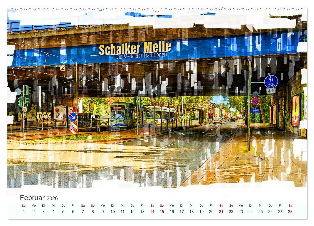 Bild: 9783457324677 | Ruhrpott Art (Wandkalender 2026 DIN A2 quer), CALVENDO Monatskalender