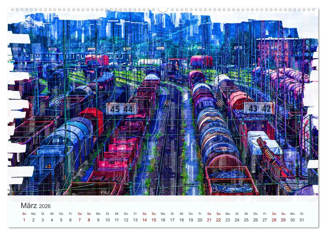 Bild: 9783457324677 | Ruhrpott Art (Wandkalender 2026 DIN A2 quer), CALVENDO Monatskalender