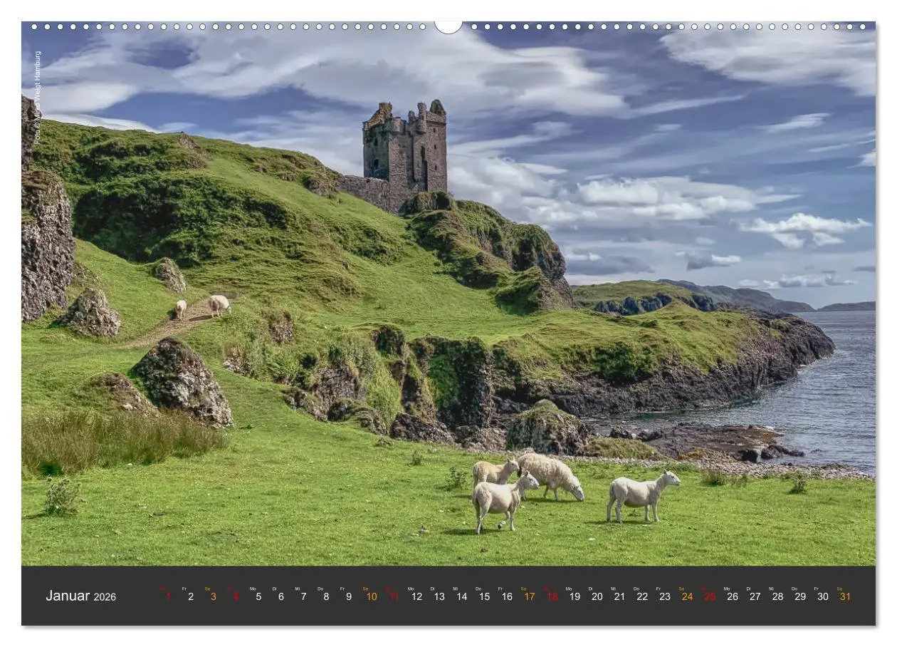 Bild: 9783457564677 | Schottland 2026 Schlösser, Burgen und Ruinen (Wandkalender 2026 DIN...