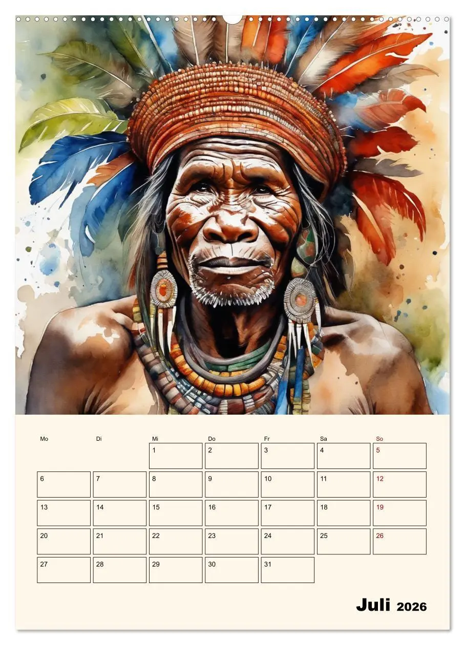 Bild: 9783516274677 | Indianische Kultur (Wandkalender 2026 DIN A2 hoch), CALVENDO...