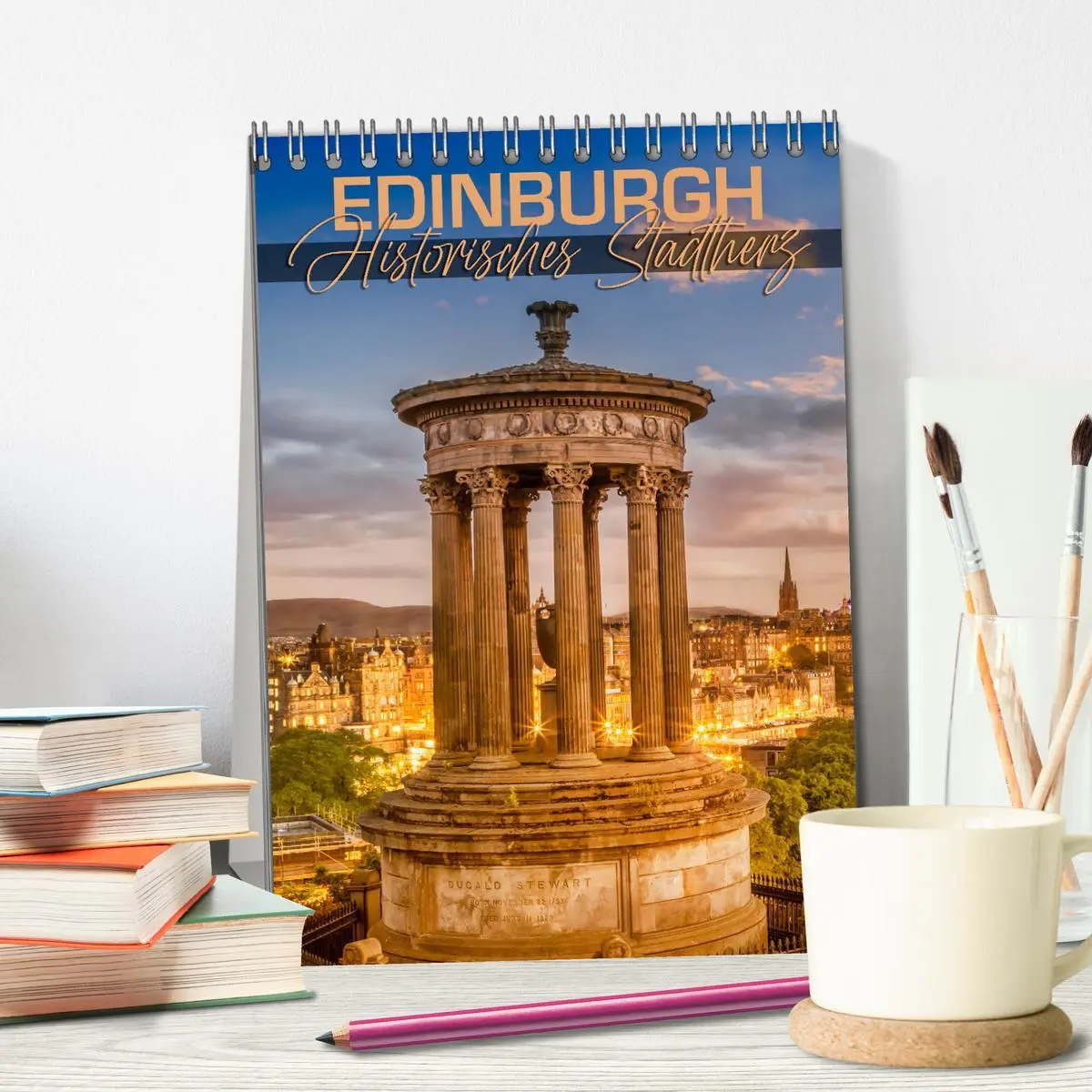 Bild: 9783516344677 | EDINBURGH Historisches Stadtherz (Tischkalender 2026 DIN A5 hoch),...