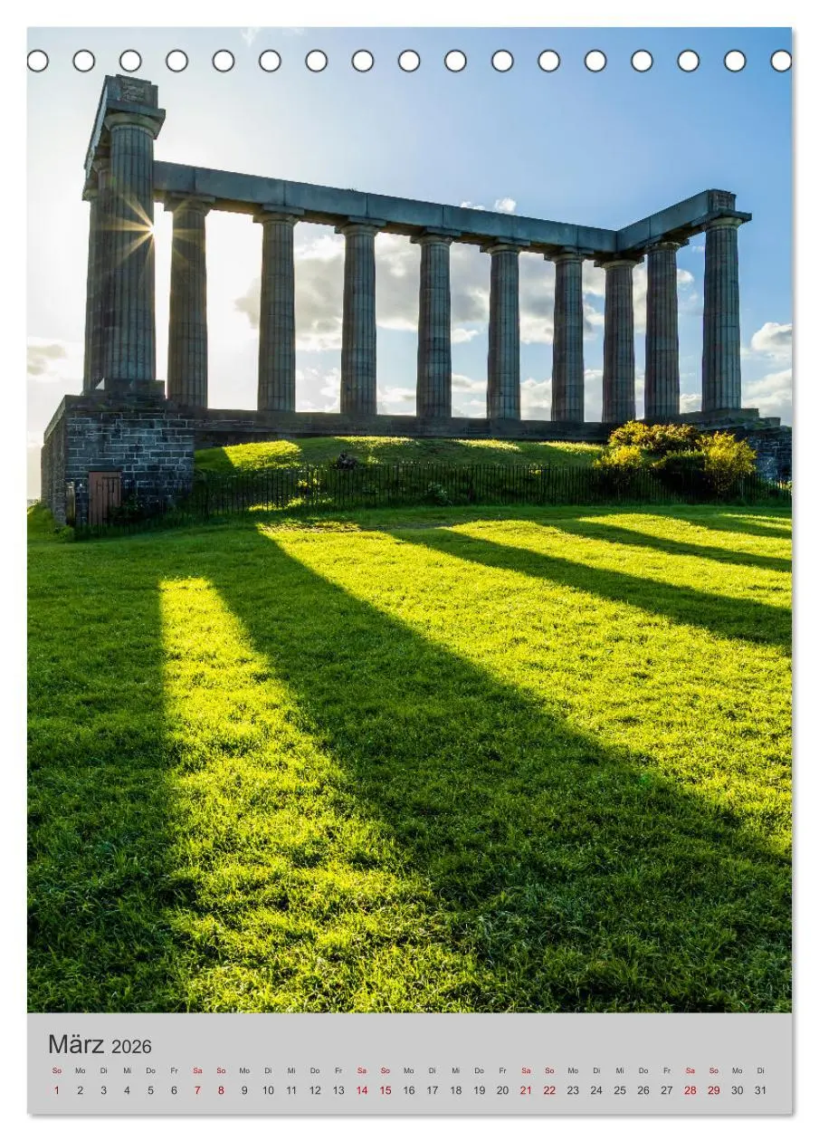 Bild: 9783516344677 | EDINBURGH Historisches Stadtherz (Tischkalender 2026 DIN A5 hoch),...