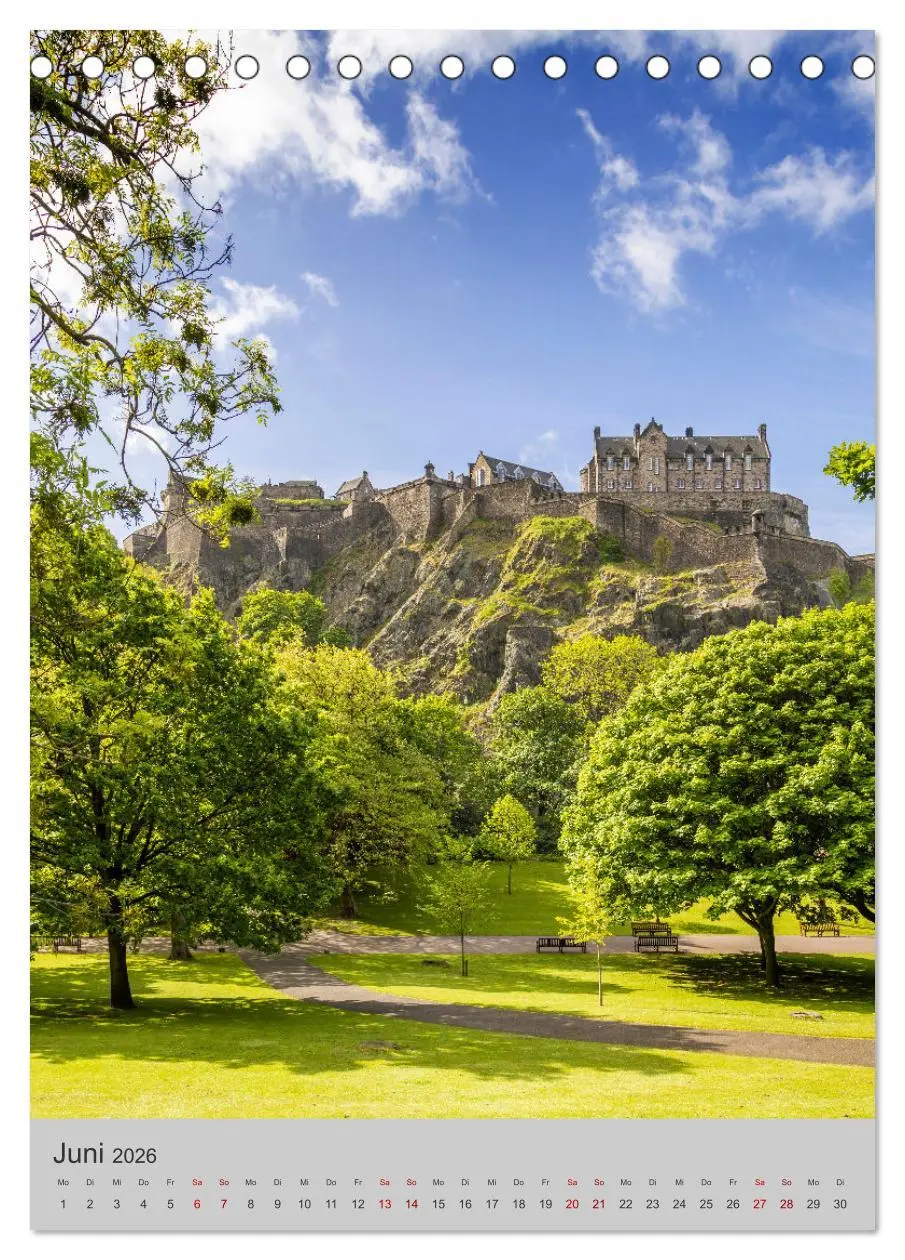 Bild: 9783516344677 | EDINBURGH Historisches Stadtherz (Tischkalender 2026 DIN A5 hoch),...