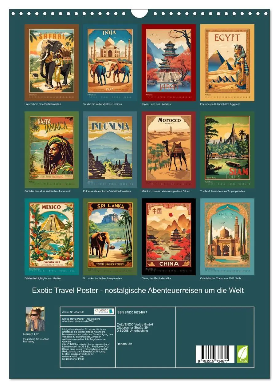 Bild: 9783516724677 | Exotic Travel Poster - nostalgische Abenteuerreisen um die Welt...