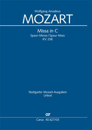 Cover: 9790007084677 | Missa in C (Klavierauszug) | Spaur-Messe KV 258, 1775-1777 (?) | 40 S.