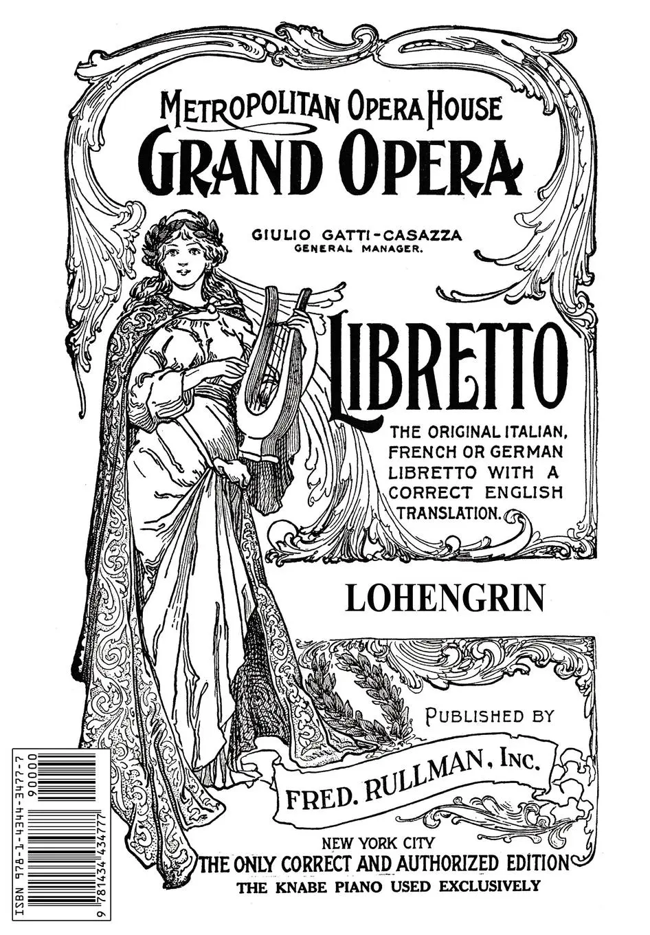 Rückseite: 9781434434777 | Lohengrin | Libretto, German and English Text | Richard Wagner | Buch