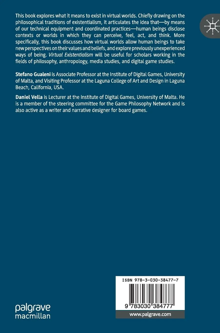 Rückseite: 9783030384777 | Virtual Existentialism | Meaning and Subjectivity in Virtual Worlds
