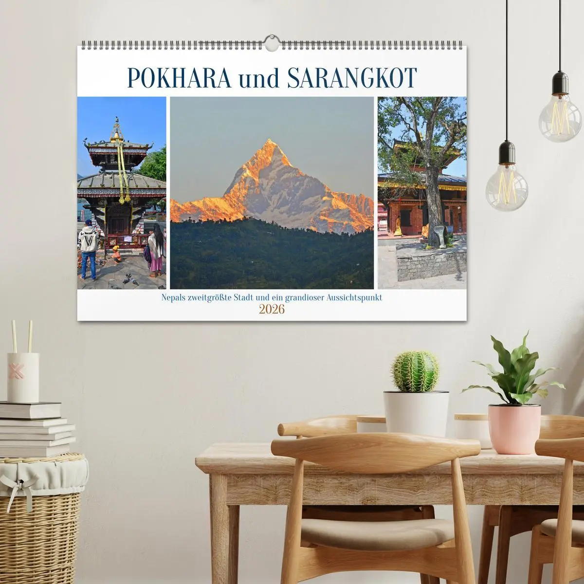 Bild: 9783457484777 | POKHARA und SARANGKOT (Wandkalender 2026 DIN A2 quer), CALVENDO...