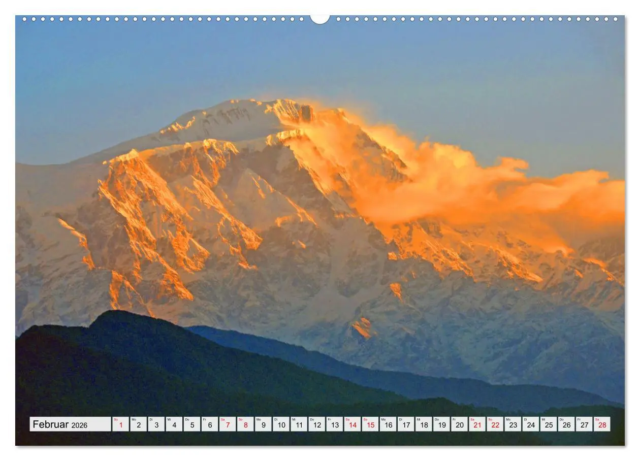 Bild: 9783457484777 | POKHARA und SARANGKOT (Wandkalender 2026 DIN A2 quer), CALVENDO...