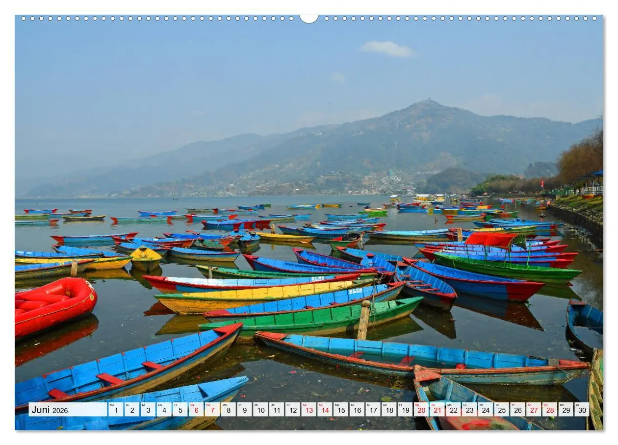 Bild: 9783457484777 | POKHARA und SARANGKOT (Wandkalender 2026 DIN A2 quer), CALVENDO...