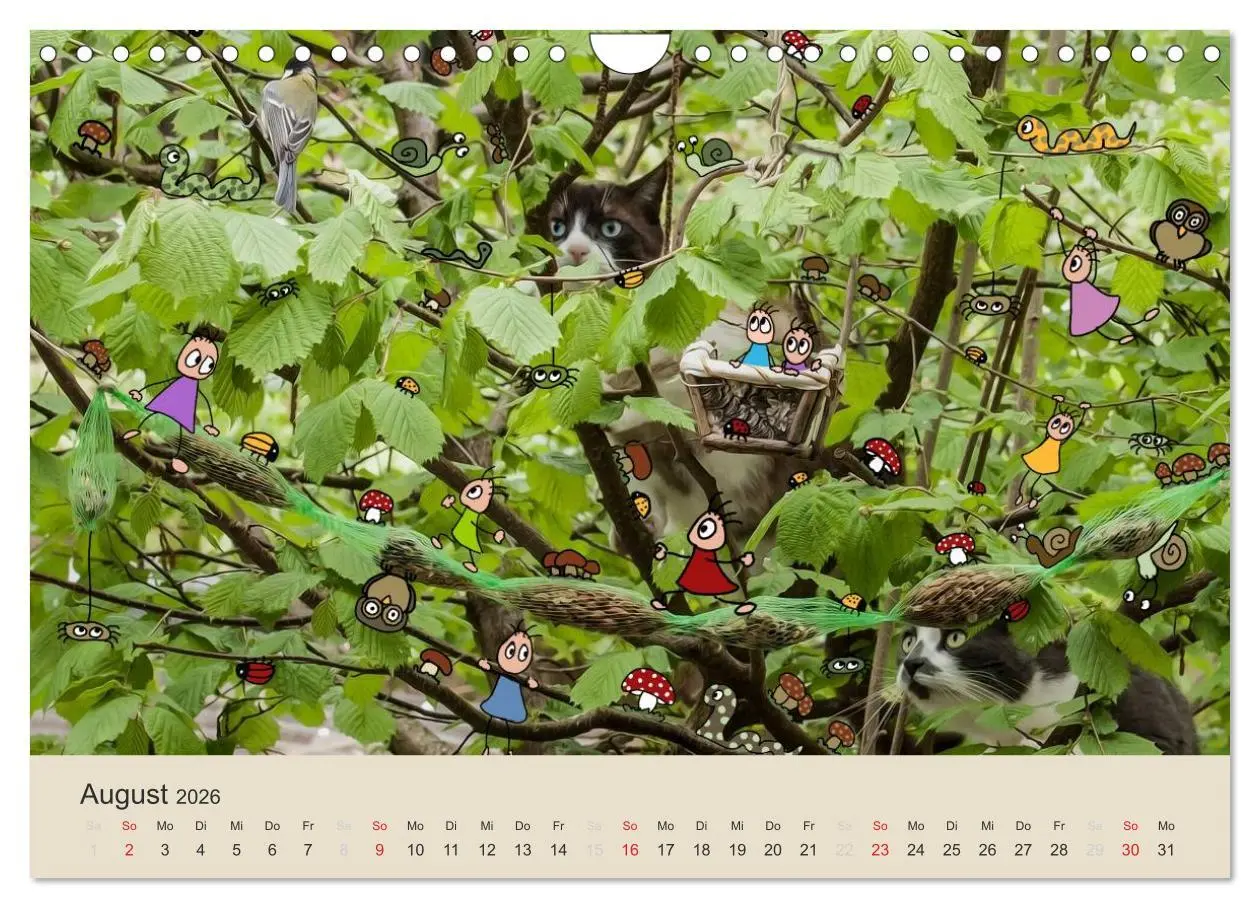 Bild: 9783516024777 | Das Leben der kleinen Pankies (Wandkalender 2026 DIN A4 quer),...