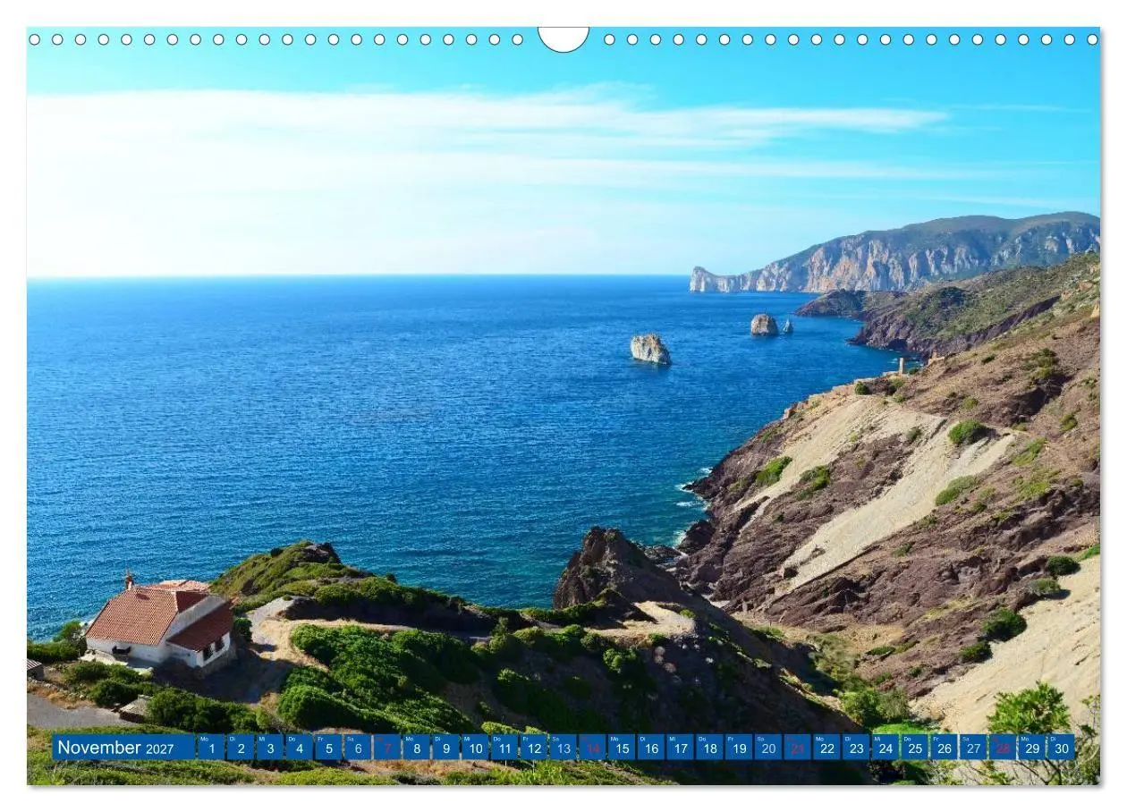 Bild: 9783569974777 | Sardiniens magische Küsten (Wandkalender 2027 DIN A3 quer),...