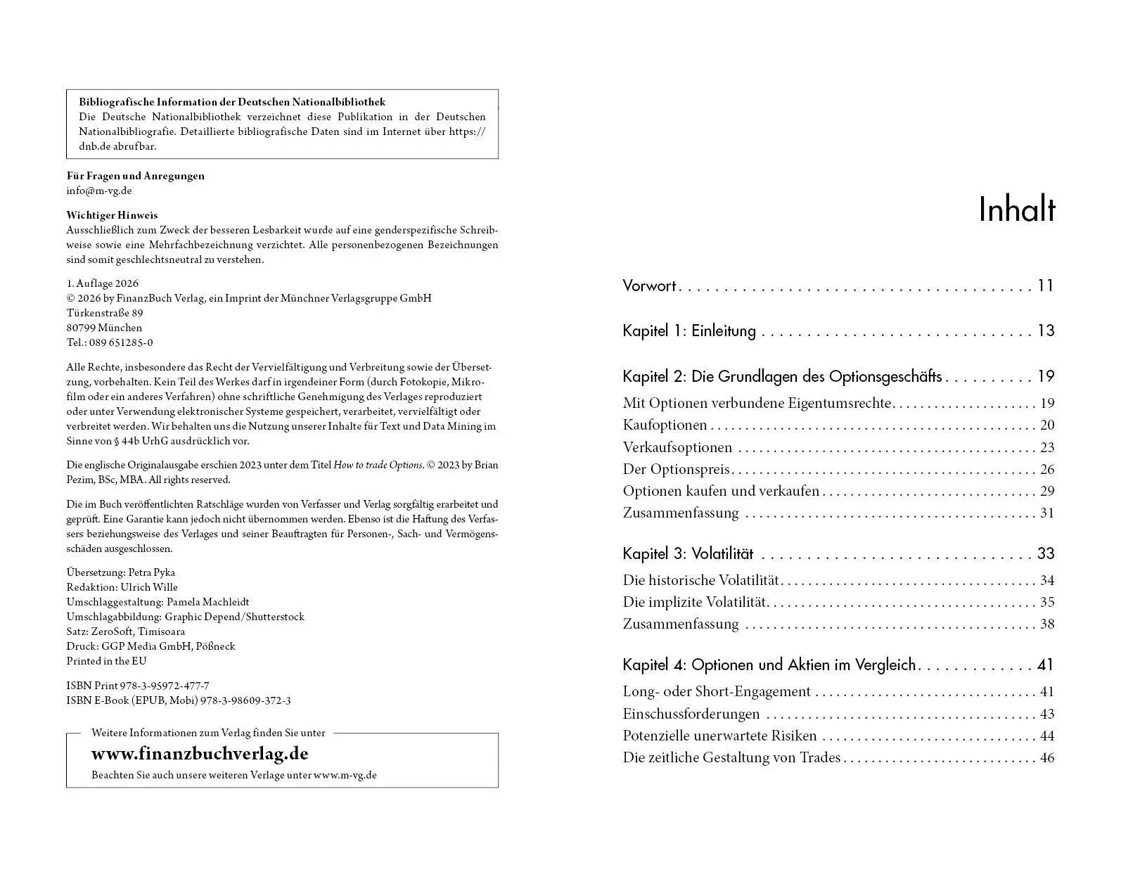 Bild: 9783959724777 | Wie du mit Optionen erfolgreich tradest | Brian Pezim | Taschenbuch