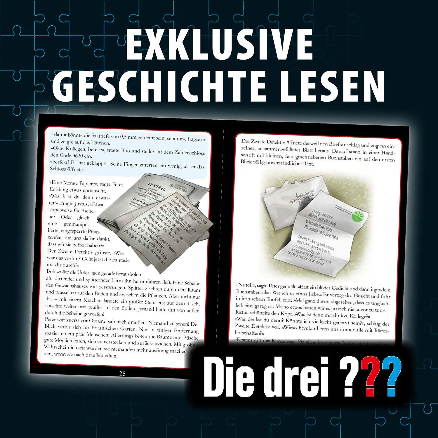 Bild: 4002051684877 | Krimi-Puzzle: Die drei ??? - Die Blüte des Verderbens | Spiel | 684877