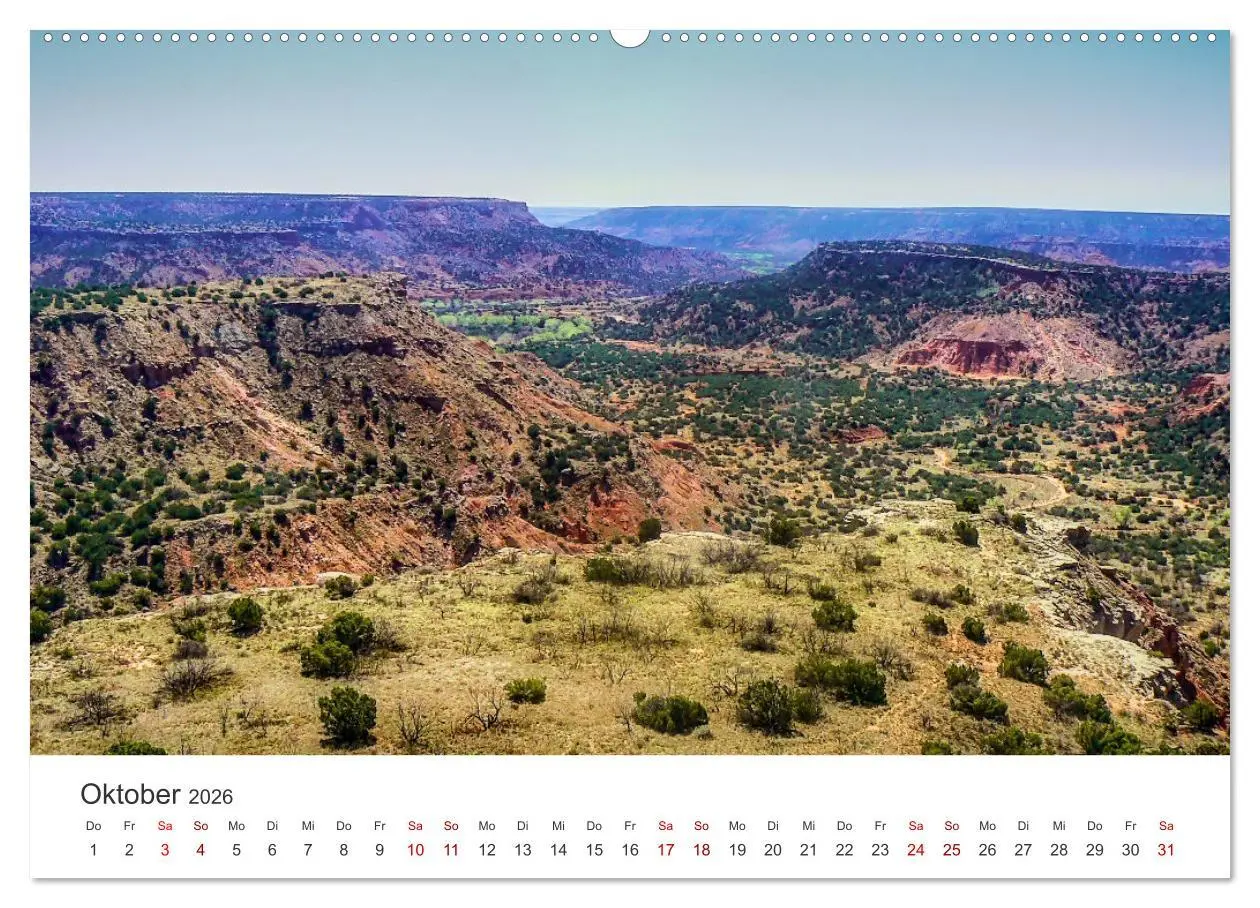 Bild: 9783457614877 | Texas - The Lone Star State (Wandkalender 2026 DIN A2 quer),...