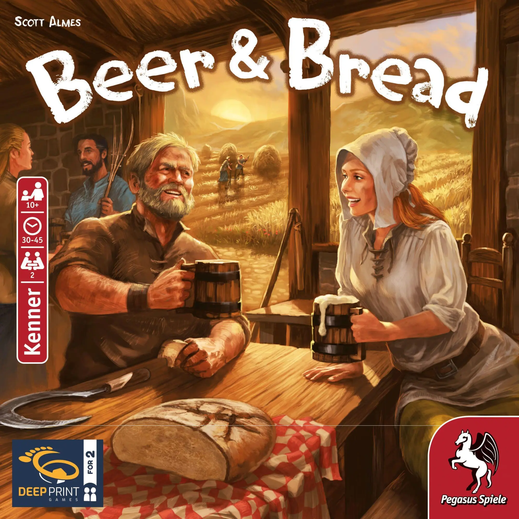 Bild: 4250231734977 | Beer &amp; Bread (Deep Print Games) | Scott Almes | Spiel | Brettspiel