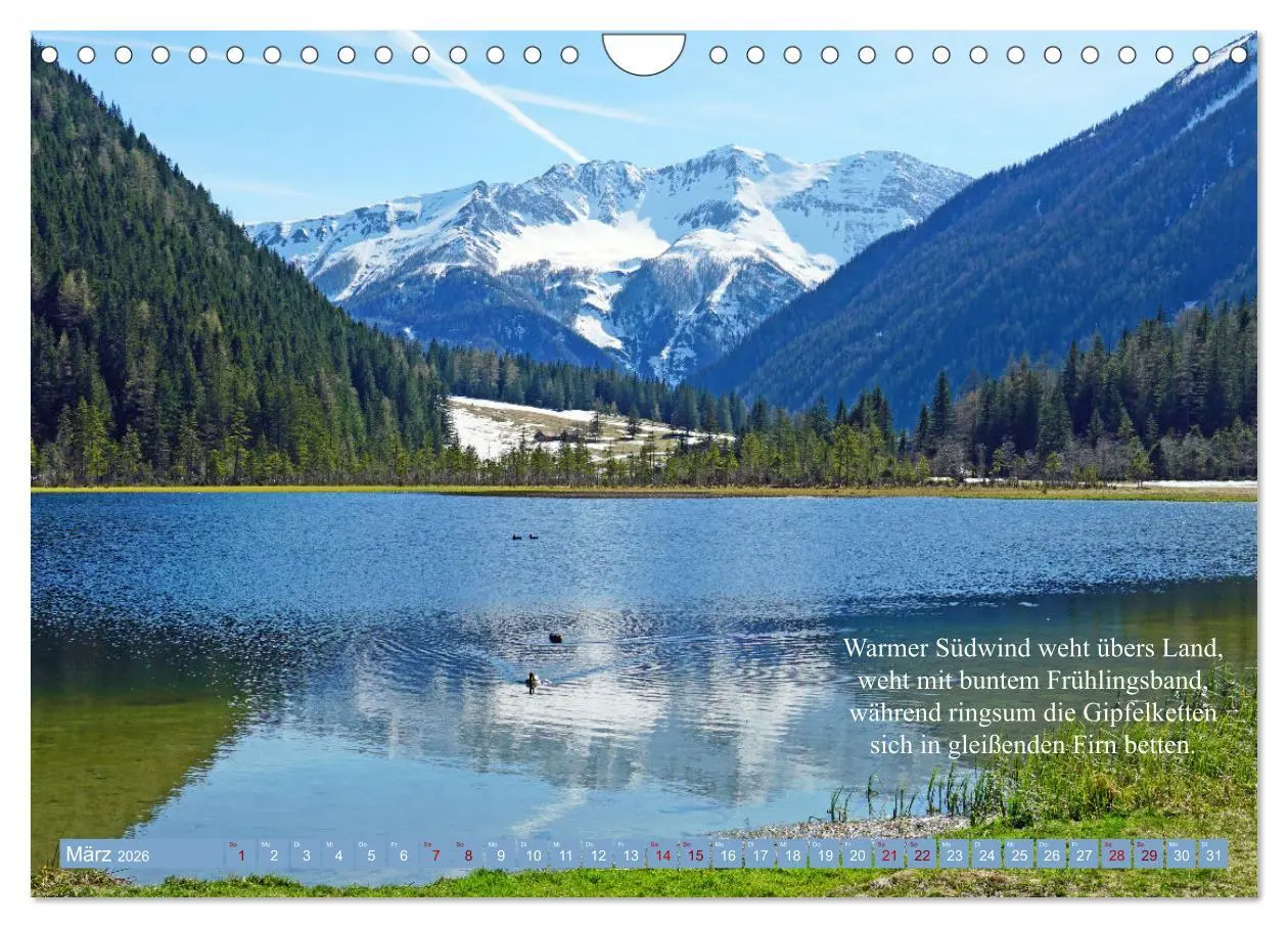 Bild: 9783457534977 | Naturschönheiten und Poesie in Kärnten und Umgebung (Wandkalender...