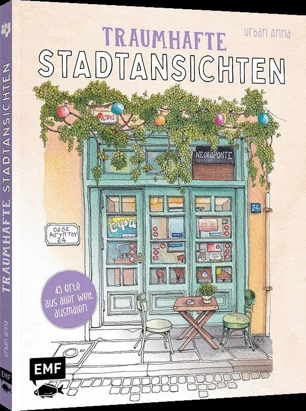 Cover: 9783745934977 | Meine Ausmalreise - Traumhafte Stadtansichten | Anna | Taschenbuch