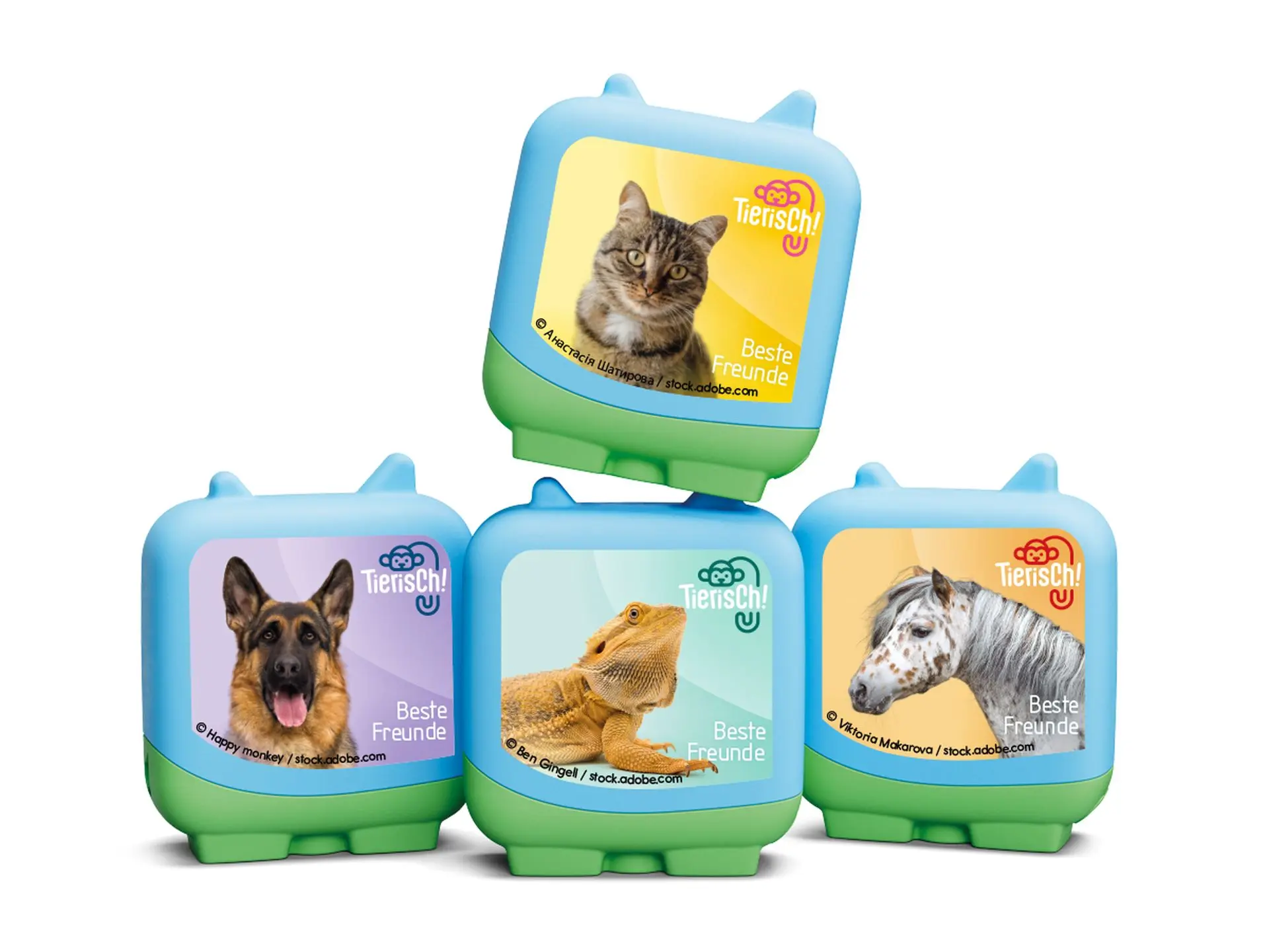 Cover: 4251192165077 | Clever Tonies 4er-Set - Tierisch! Beste Freunde | Hörfigur | 11002576