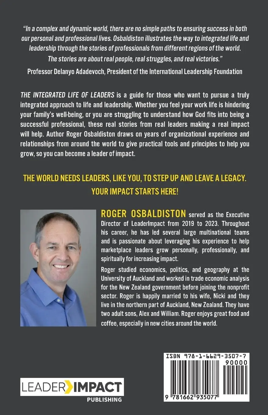 Rückseite: 9781662935077 | The Integrated Life of Leaders | Roger Osbaldiston | Taschenbuch