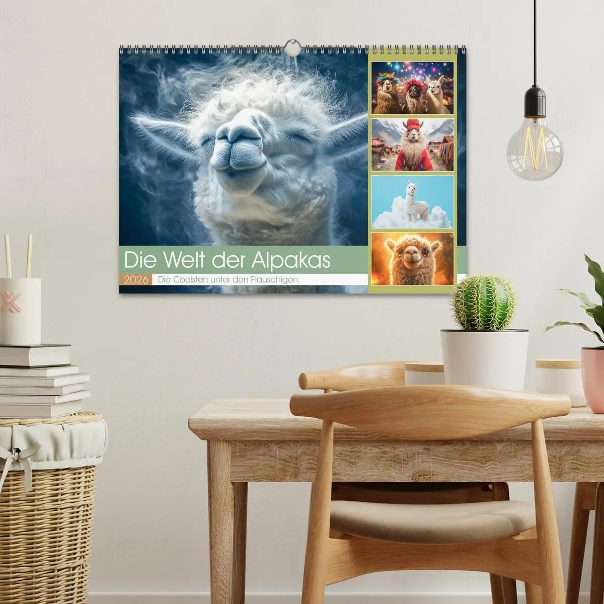 Bild: 9783457285077 | Die Welt der Alpakas (Wandkalender 2026 DIN A3 quer), CALVENDO...