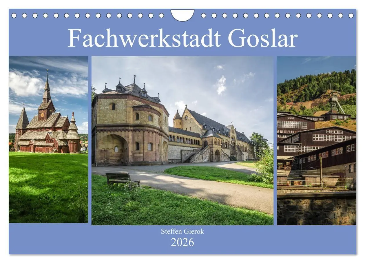 Cover: 9783457805077 | Fachwerkstadt Goslar (Wandkalender 2026 DIN A4 quer), CALVENDO...