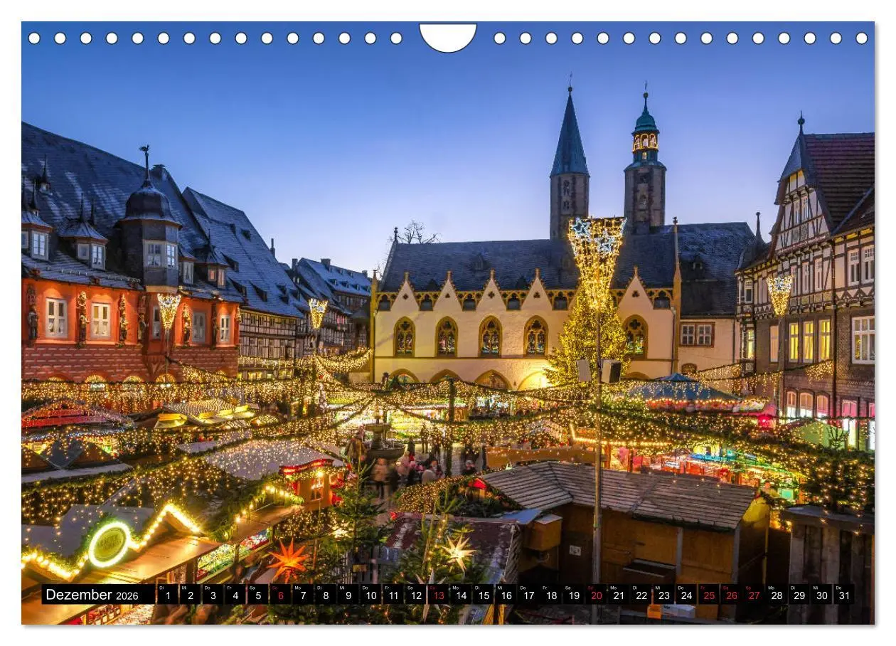 Bild: 9783457805077 | Fachwerkstadt Goslar (Wandkalender 2026 DIN A4 quer), CALVENDO...