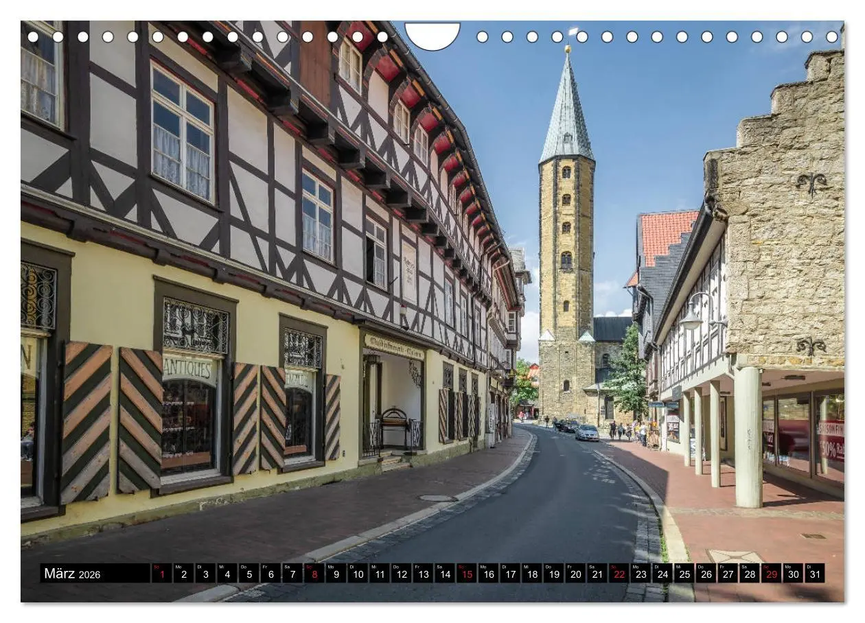 Bild: 9783457805077 | Fachwerkstadt Goslar (Wandkalender 2026 DIN A4 quer), CALVENDO...
