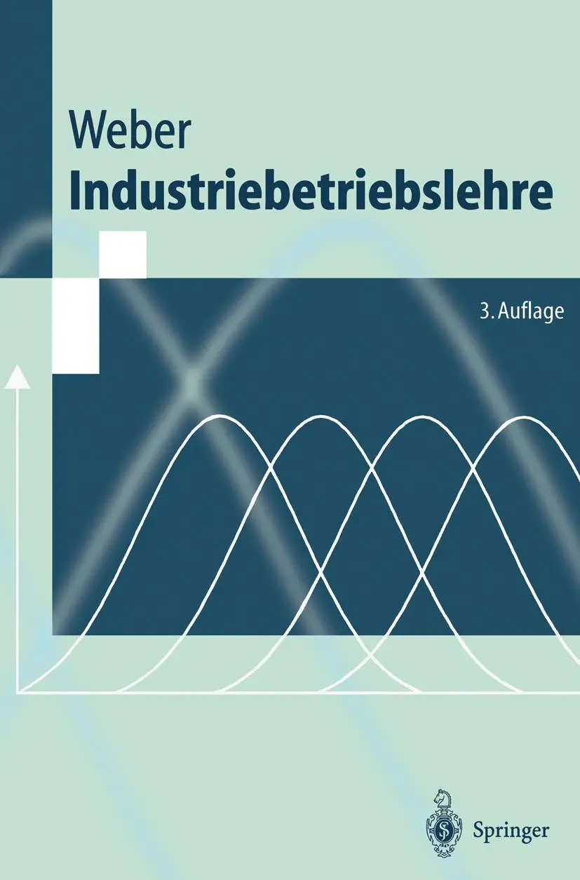Cover: 9783540655077 | Industriebetriebslehre | Helmut K. Weber | Taschenbuch | xviii | 1999