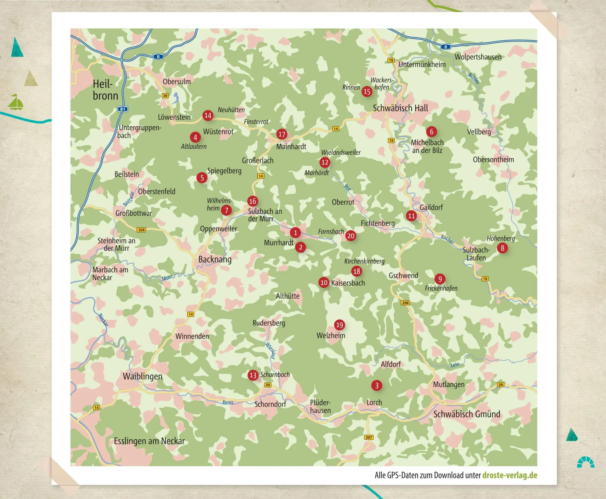 Bild: 9783770025077 | Schwäbisch-Fränkischer Wald. Wandern für die Seele | Wohlfühlwege