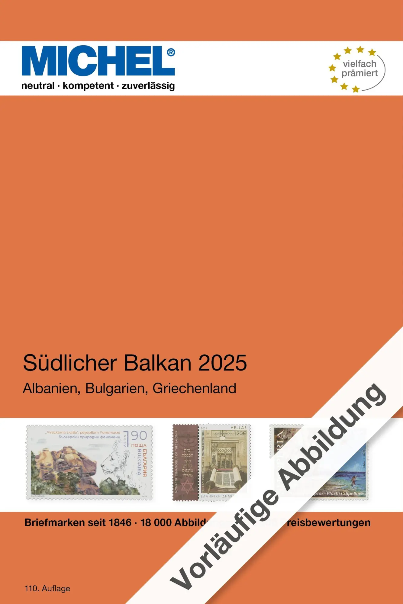 Cover: 9783954025077 | Südlicher Balkan 2025 | Michel-Redaktion | Taschenbuch | 864 S. | 2025