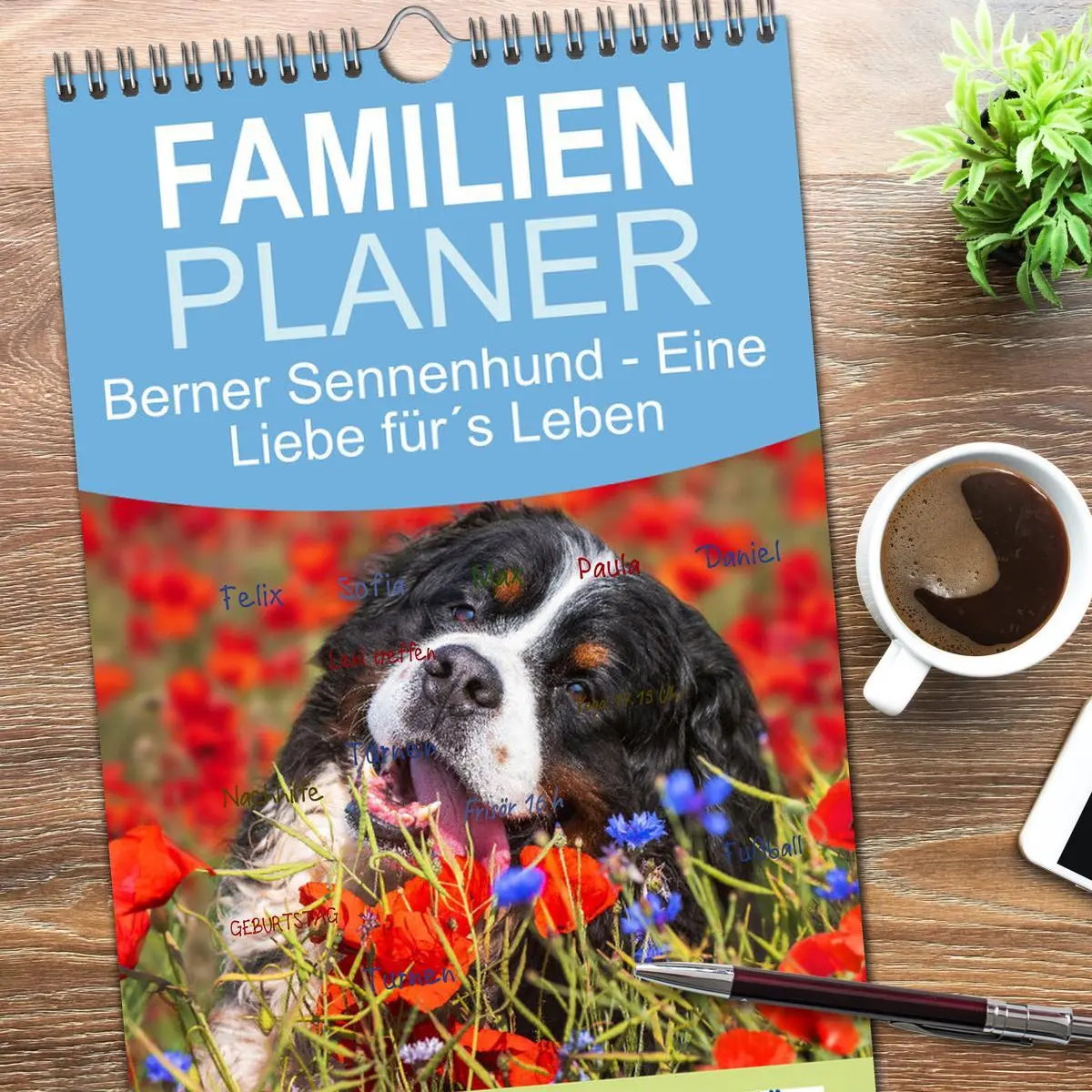 Bild: 9783516505177 | Familienplaner 2026 - Berner Sennenhund - Eine Liebe für´s Leben...
