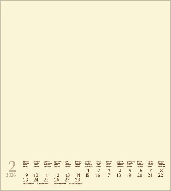 Bild: 9783731885177 | Foto-Malen-Basteln Bastelkalender chamois 2026 | Verlag Korsch | 14 S.