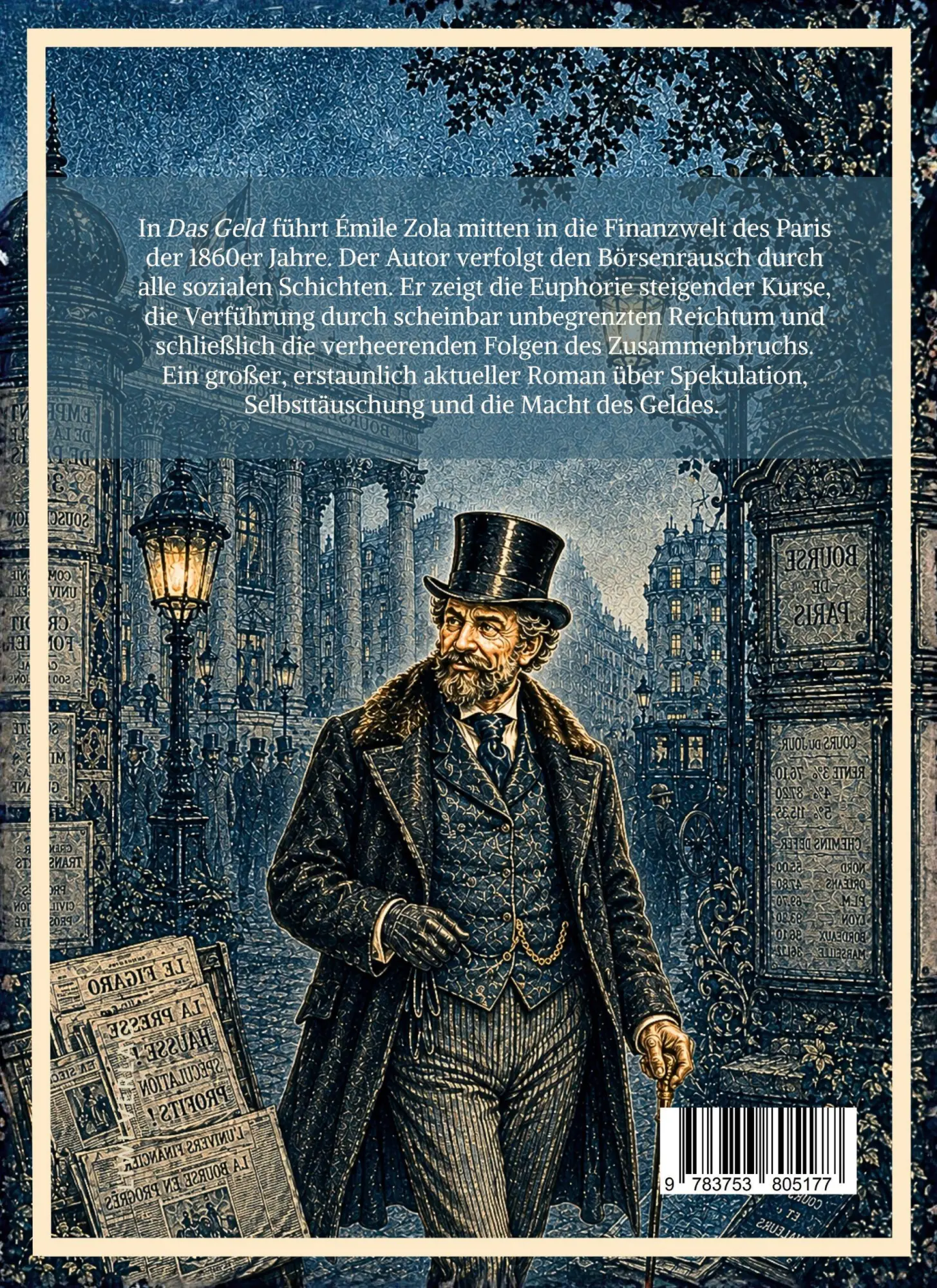 Rückseite: 9783753805177 | Émile Zola: Das Geld. Vollständige Neuausgabe | Émile Zola | Buch