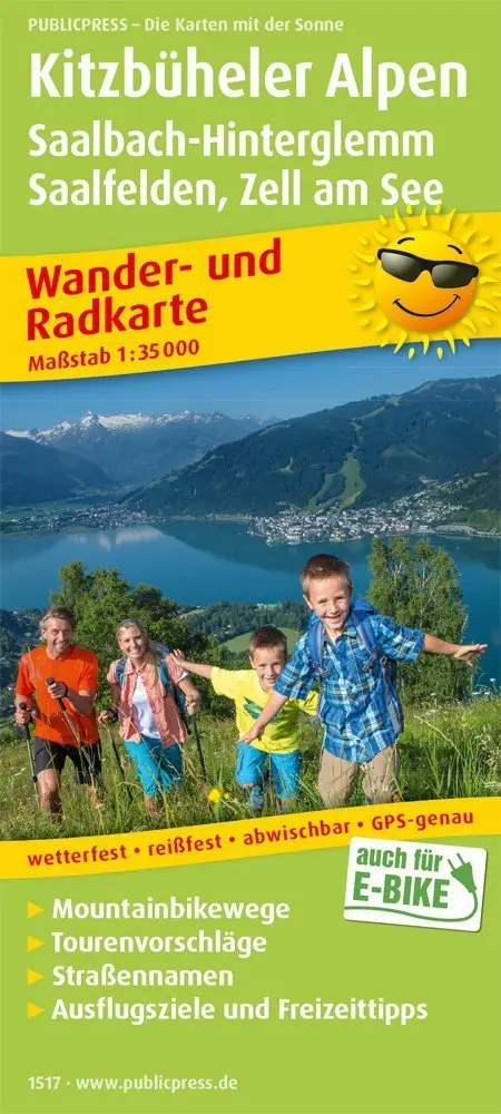 Cover: 9783961325177 | PublicPress Wander- und Radkarte Kitzbüheler Alpen,...