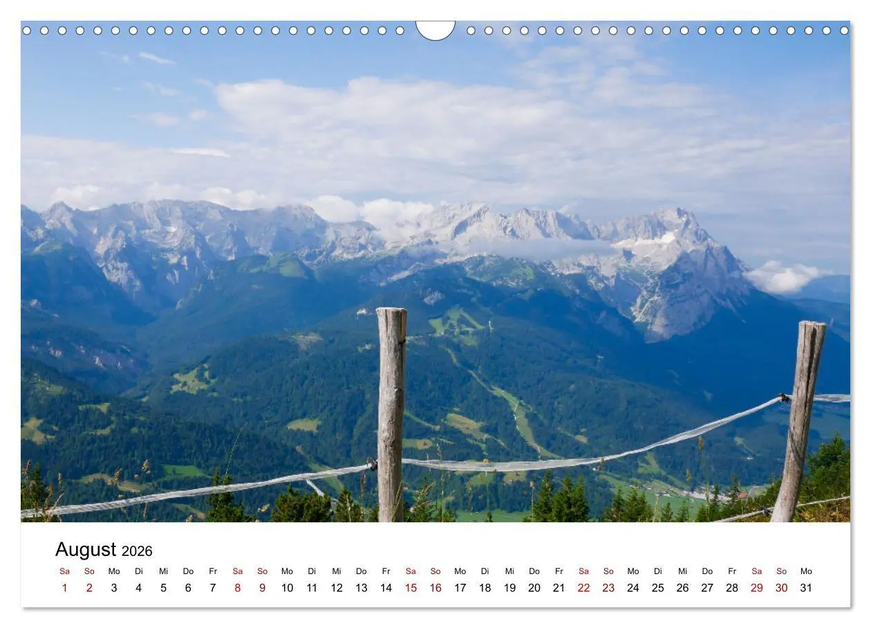 Bild: 9783457575277 | Das Zugspitzegebiet (Wandkalender 2026 DIN A3 quer), CALVENDO...