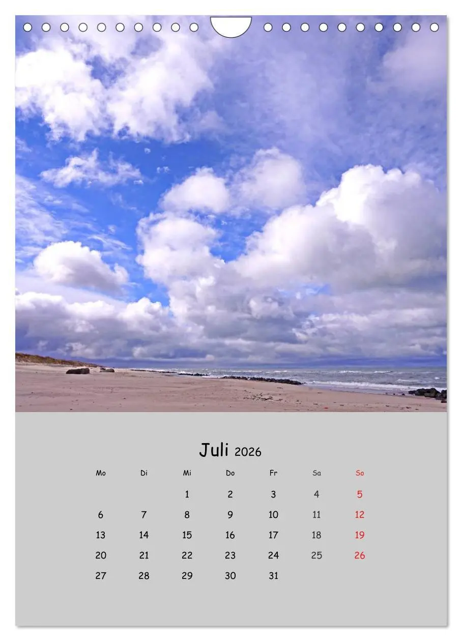 Bild: 9783516425277 | Dänemarks Westküste 2026 (Wandkalender 2026 DIN A4 hoch), CALVENDO...
