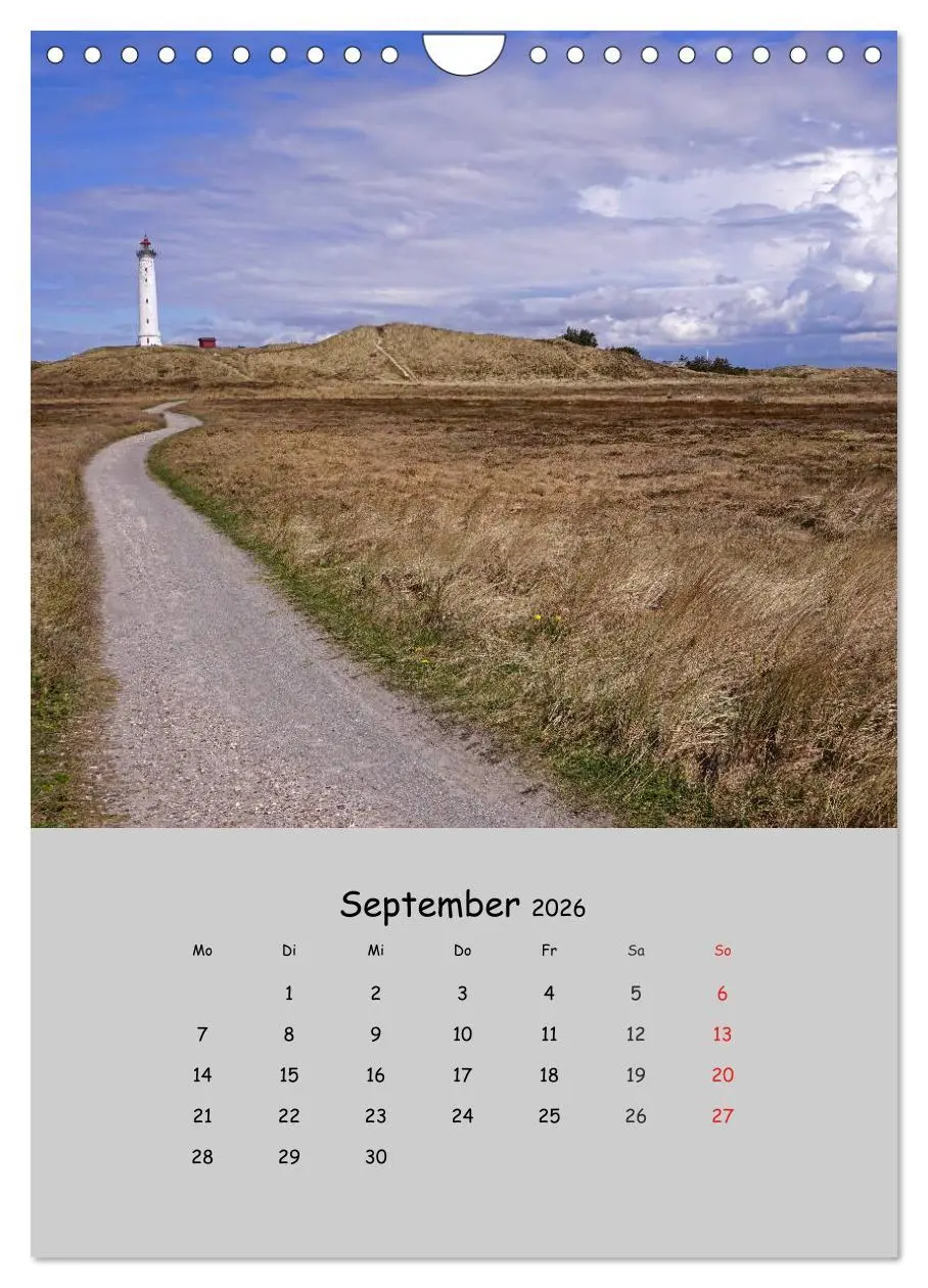 Bild: 9783516425277 | Dänemarks Westküste 2026 (Wandkalender 2026 DIN A4 hoch), CALVENDO...