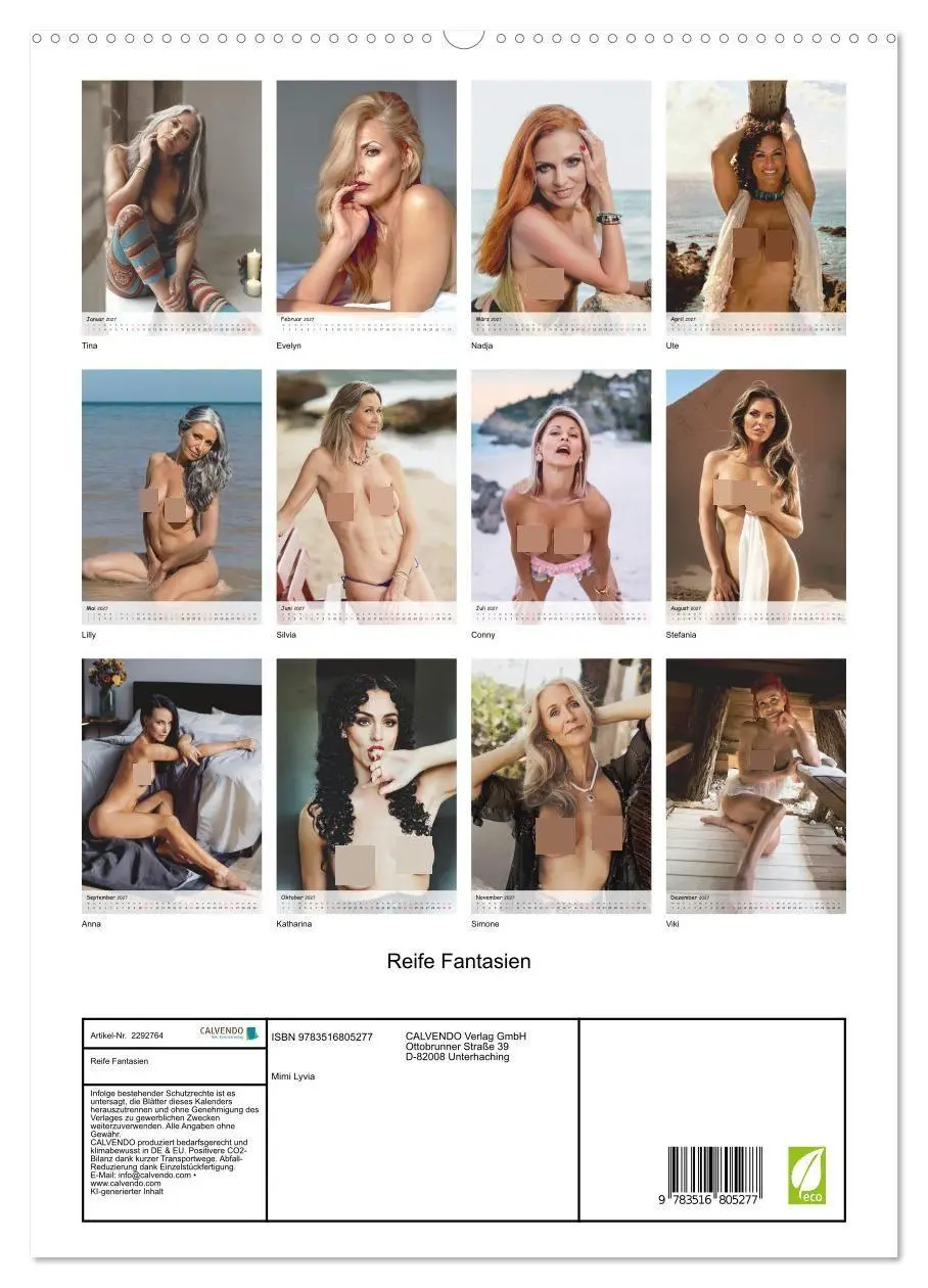 Bild: 9783516805277 | Reife Fantasien (hochwertiger Premium Wandkalender 2027 DIN A2...