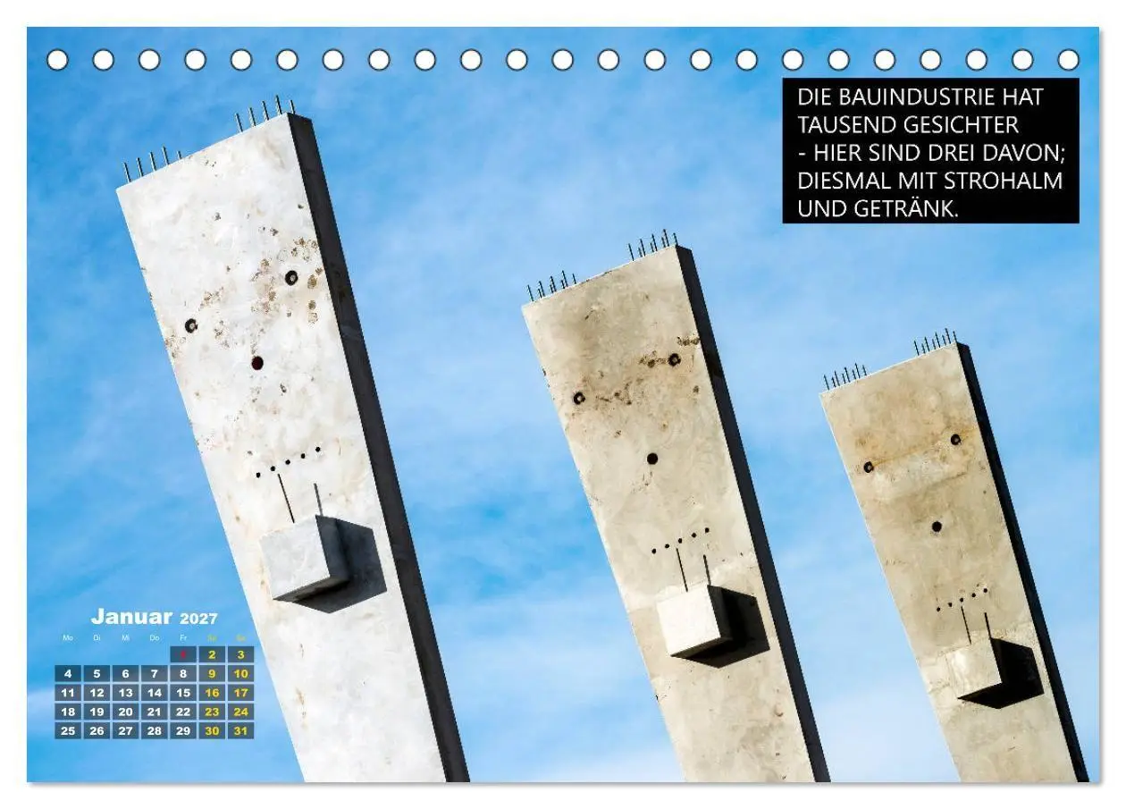 Bild: 9783569685277 | Humor in der Bauindustrie (Tischkalender 2027 DIN A5 quer),...