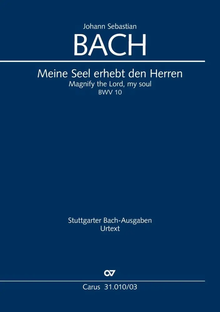 Cover: 9790007095277 | Meine Seel erhebt den Herren, Klavierauszug | Johann Sebastian Bach