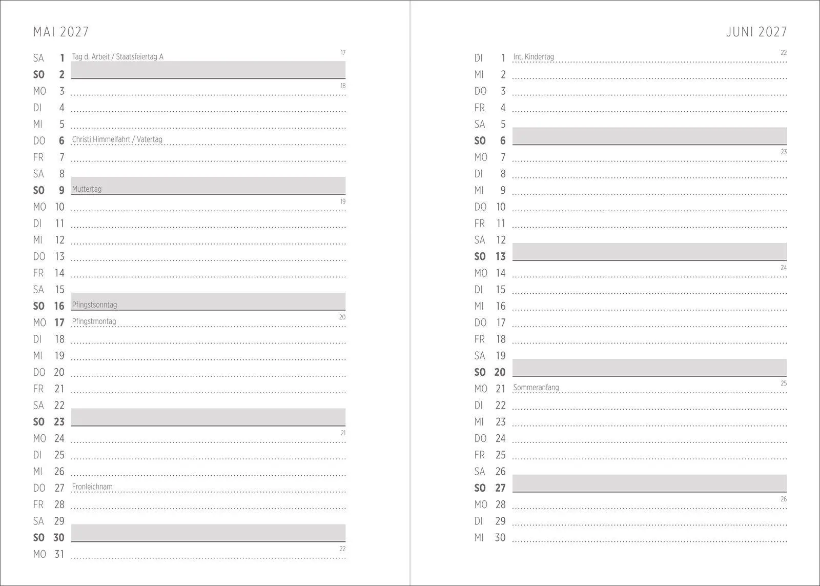 Bild: 4036442015377 | Taschenkalender A6 2027: Vogel und Blüten, bestickt, blau | Verlag