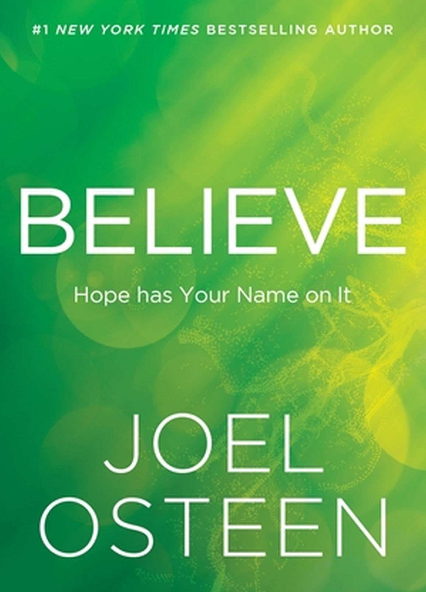 Cover: 9781546005377 | Believe | Hope Has Your Name on It | Joel Osteen | Buch | Gebunden
