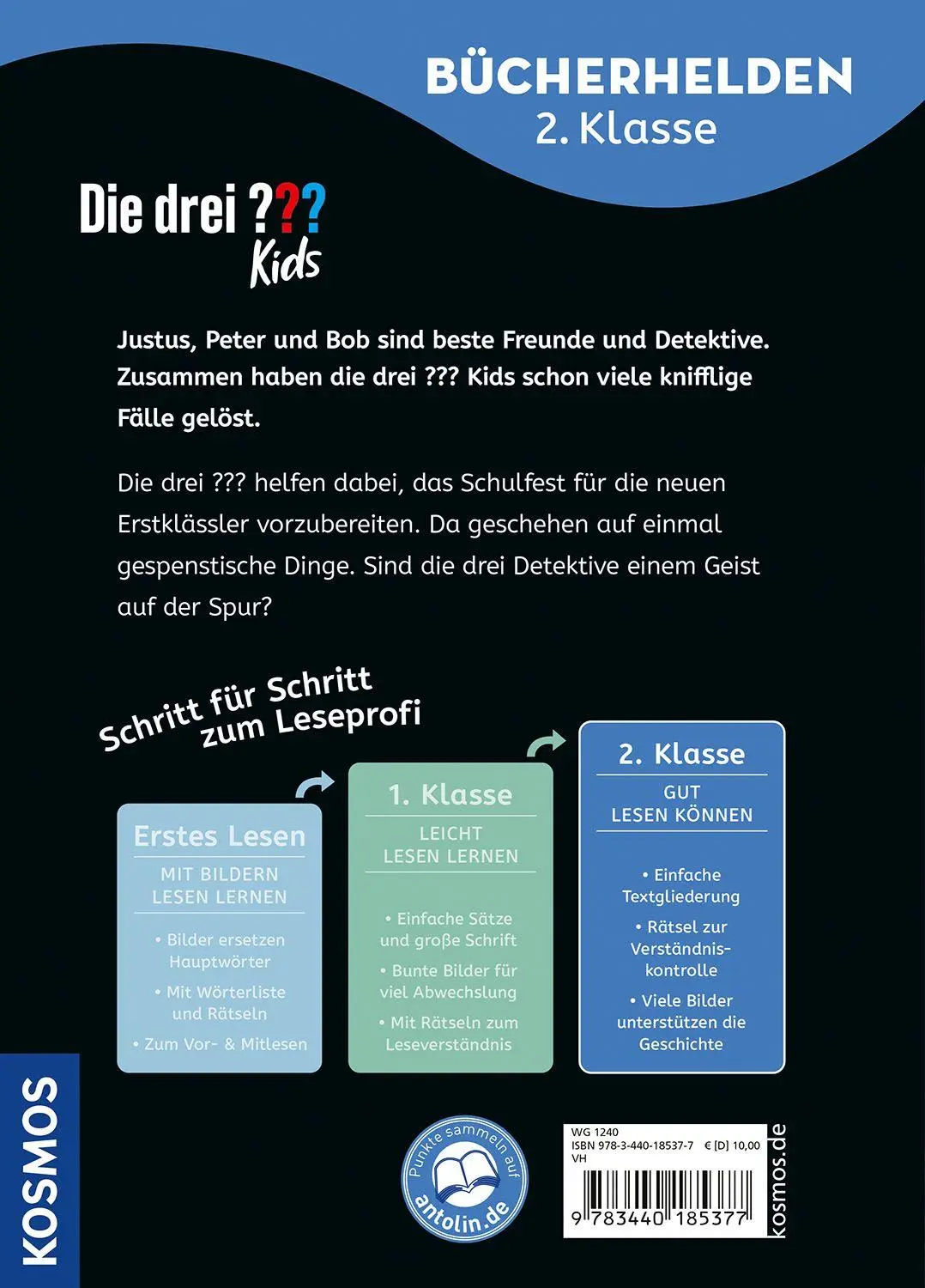 Bild: 9783440185377 | Die drei ??? Kids, Bücherhelden 2. Klasse, Geister in der Schule