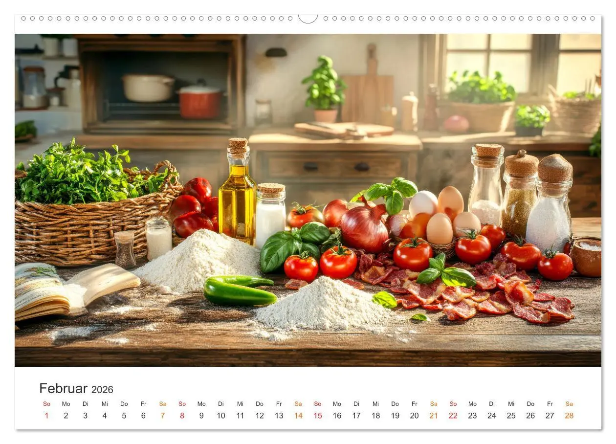 Bild: 9783457255377 | Küchenkalender - Momente voller Schönheit (Wandkalender 2026 DIN A2...