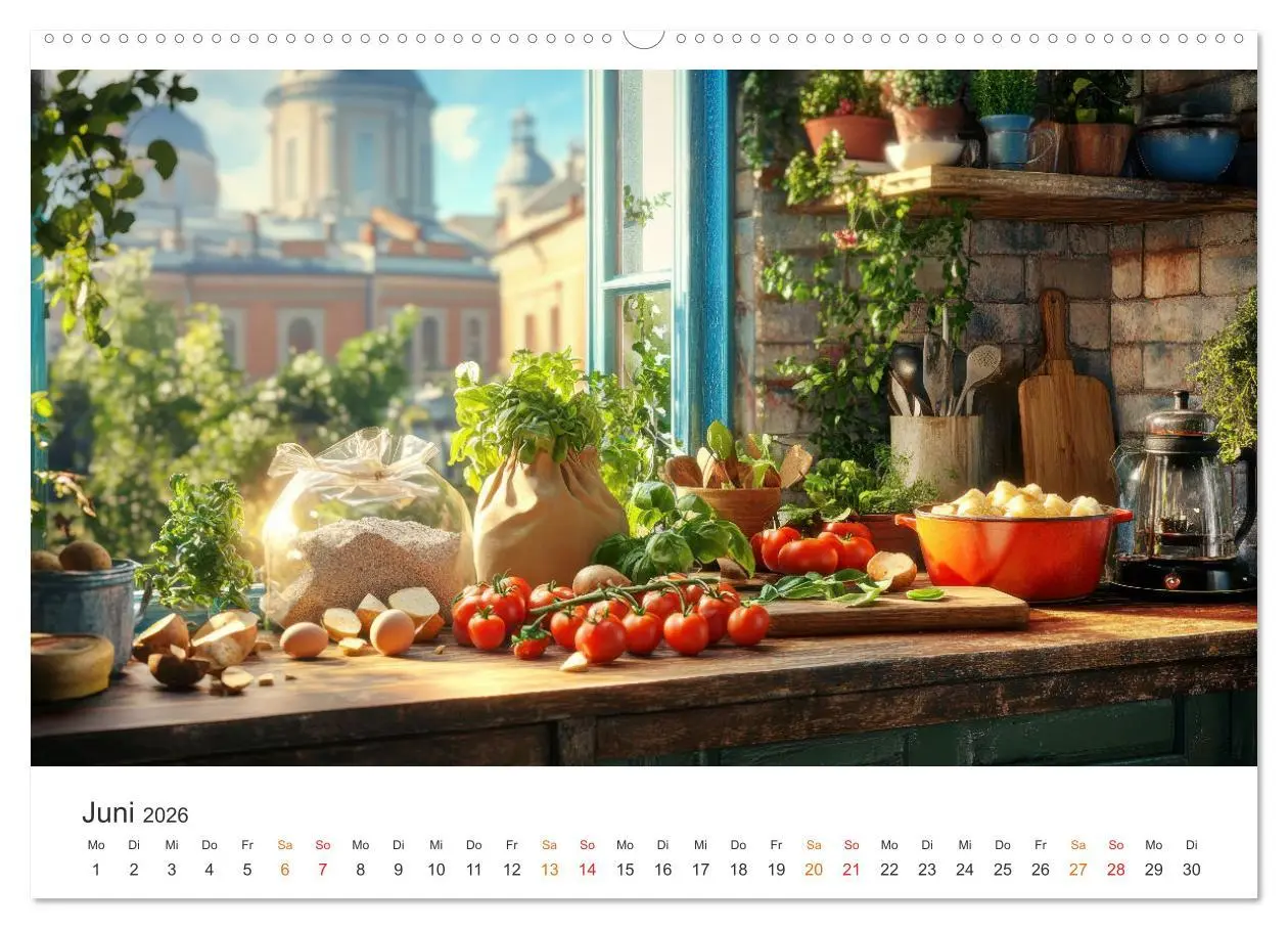 Bild: 9783457255377 | Küchenkalender - Momente voller Schönheit (Wandkalender 2026 DIN A2...
