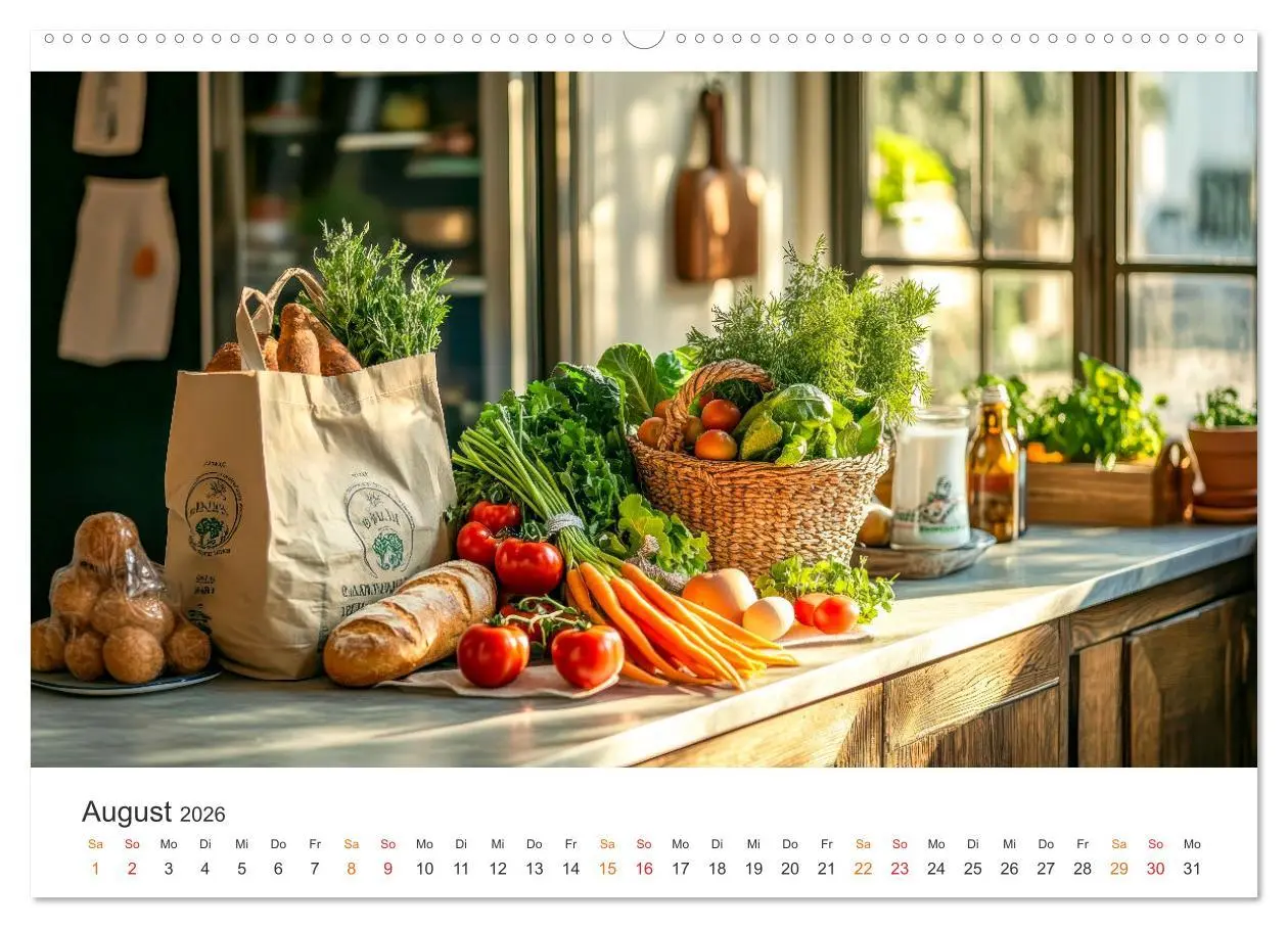 Bild: 9783457255377 | Küchenkalender - Momente voller Schönheit (Wandkalender 2026 DIN A2...