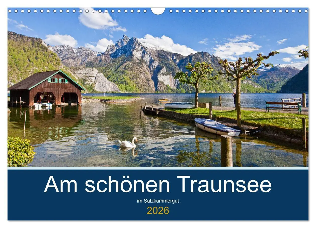 Cover: 9783457875377 | Am schönen Traunsee im Salzkammergut (Wandkalender 2026 DIN A3...